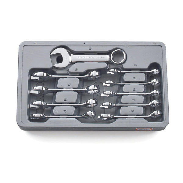 10 Piece Metric Stubby Combination Wrench Set