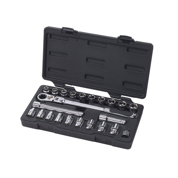 23 Piece 3/8" Drive GearRatchet Set with Locking Handle KDT893823