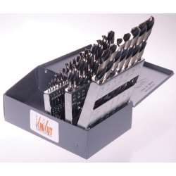 KnKut KnKut 29 Piece Short Stubby Length Drill Bit Set 1/16"-1/2" by 64ths