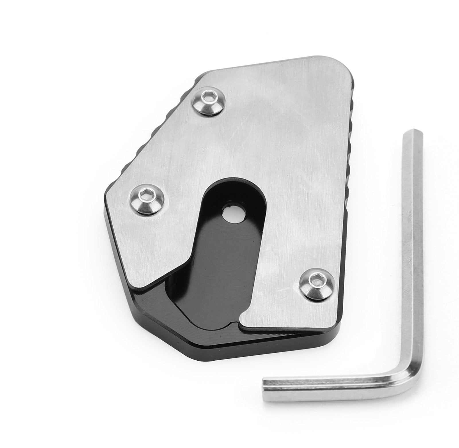 CNC Kickstand Side Stand Plate Extension Pad For SUZUKI DL650 V-STROM 650 12-19 Generic