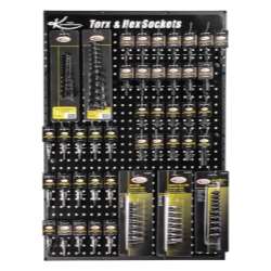 K Tool International Torx & Hex Socket Bit Display