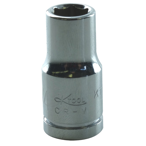 1/4" Drive 6 Point Standard Socket, 1/4"