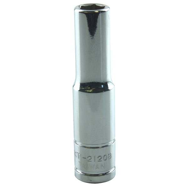 1/4" Drive 6 Point Deep Socket, 1/4"