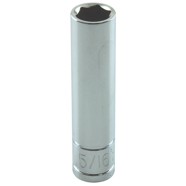 1/4" Drive 6 Point Deep Socket, 5/16"