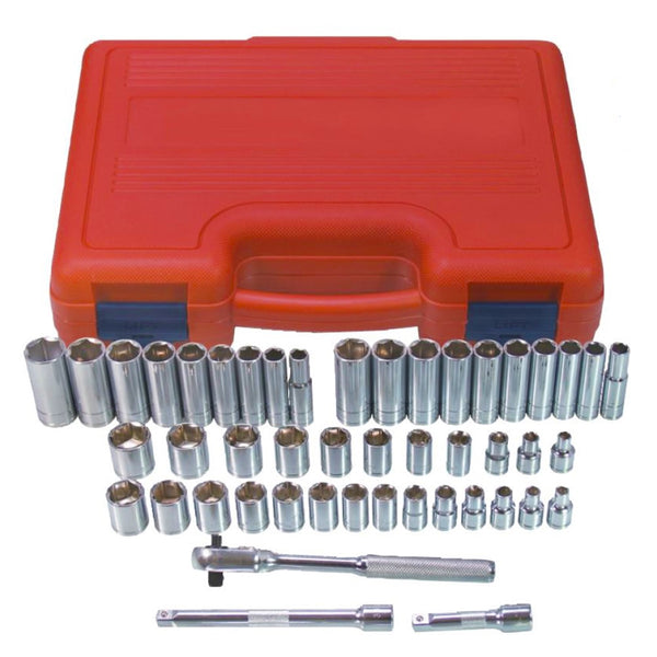 47 Piece 3/8" Drive 6 Point Socket Set