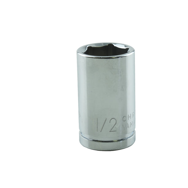 3/8" Drive 6 Point Standard Socket, 1/2"