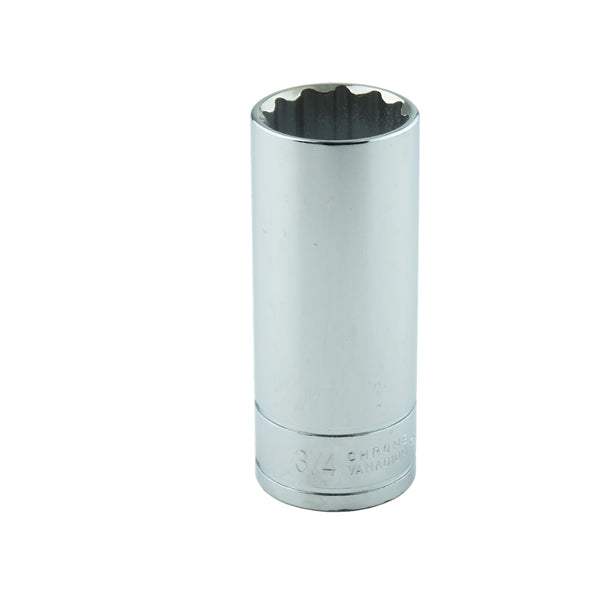 3/8" Drive 12 Point Deep Socket, 3/4"