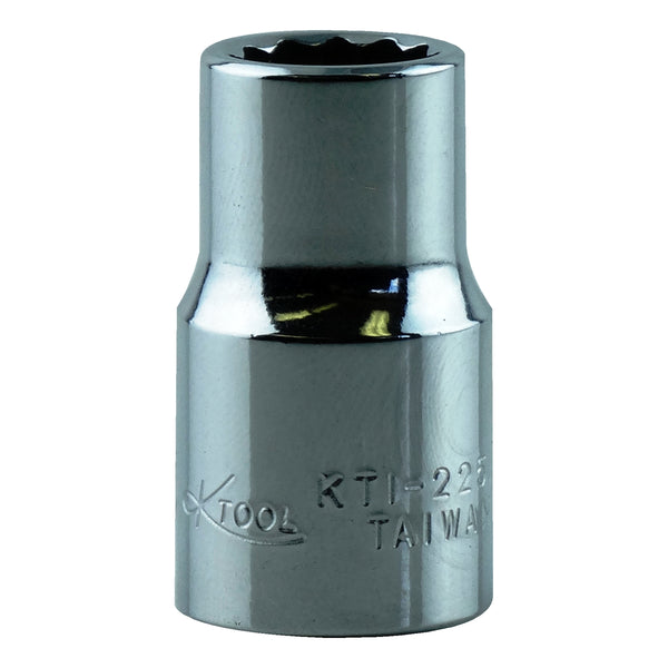 3/8" Drive 12 Point Socket, 1/4"
