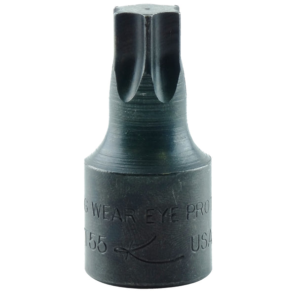 3/8" Drive Alloy Steel Internal Torx Socket, T-55