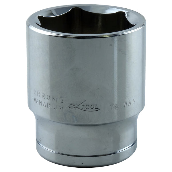 1/2" Drive Standard 6 Point Chrome Socket 1-1/16"