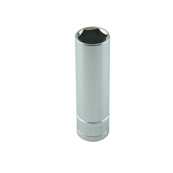 1/2" Drive Deep 6 Point Chrome Socket 5/8"