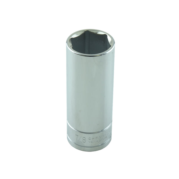 1/2" Drive Deep 6 Point Chrome Socket 7/8"