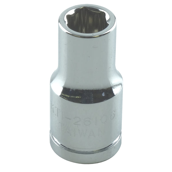 1/4in. Drive Standard 6 Point Socket 6mm