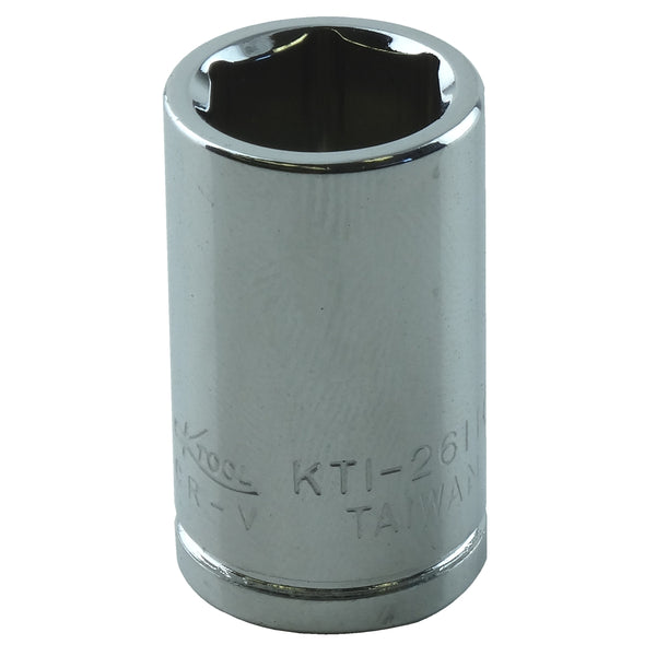 1/4in. Drive Standard 6 Point Chrome Socket 10mm