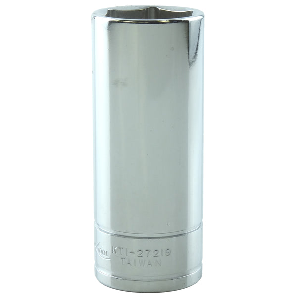 3/8in. Drive Deep 6 Point Chrome Socket 19mm