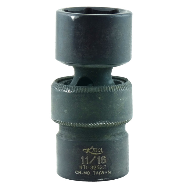 3/8in. Drive Swivel 6 Point Impact Socket 11/16in.