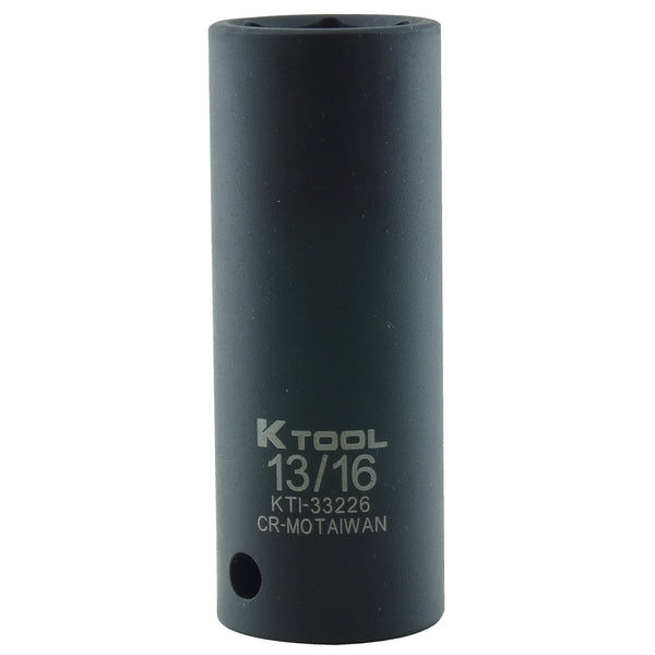 1/2in. Drive Deep 6 Point Impact Socket 13/16 in.