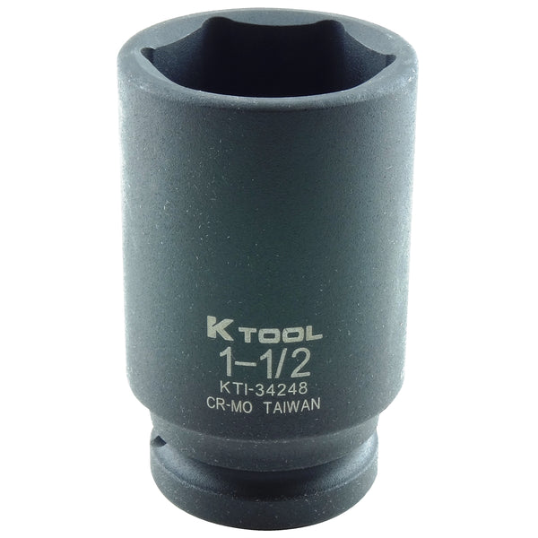 3/4in. Drive Deep 6 Point Impact Socket 1-1/2in.
