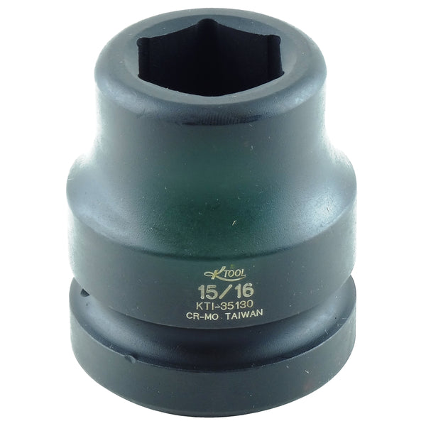 1in. Drive Standard 6 Point Impact Socket 15/16in. KTI35130