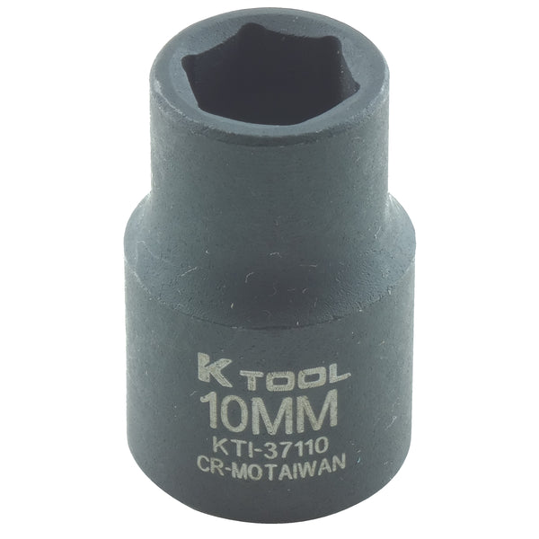 3/8in. Drive Standard 6 Point Impact Socket 10mm