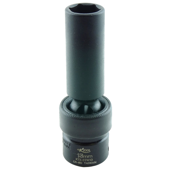 3/8in. Drive Swivel Deep 6 Point Impact Socket 13mm KTI37413