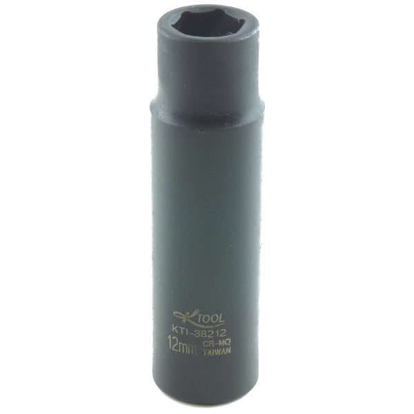 1/2in. Drive Deep 6 Point Impact Socket12mm