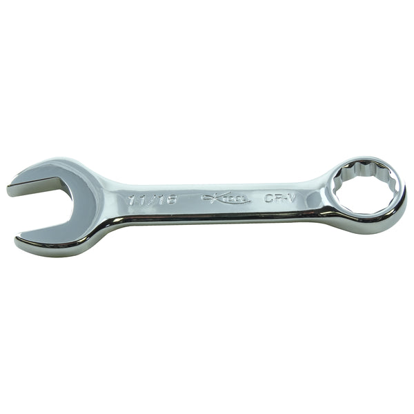 12 Point Short Panel High Polish Combination Wrench, 11/16"