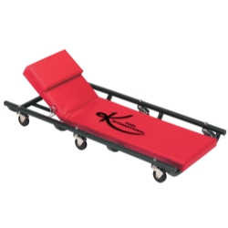 40" Metal Frame Creeper with Adjustable Headrest