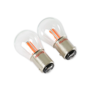 1157 Red LED Stop / Turn / Park Light Bulbs, Dual Filament, Pair