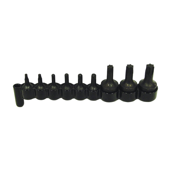 9 Piece 1/4" and 3/8" Drives Torx Socket Set