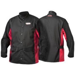 Lincoln Electric Leather Sleeve Welding Jacket - Medium
