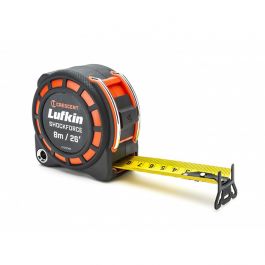 Lufkin Shockforce 25' x 1-3/16" (8m x 30mm) Dual Sided Tape Measure