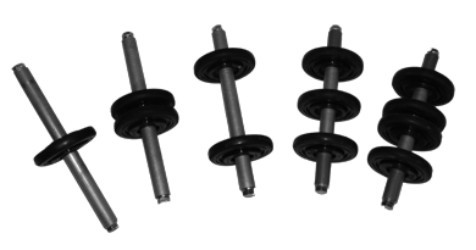 Lightweight Wheel Kits, 3 1/4″ Rubber