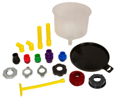 Lisle 24780 18Pc Spill-Free Funnel