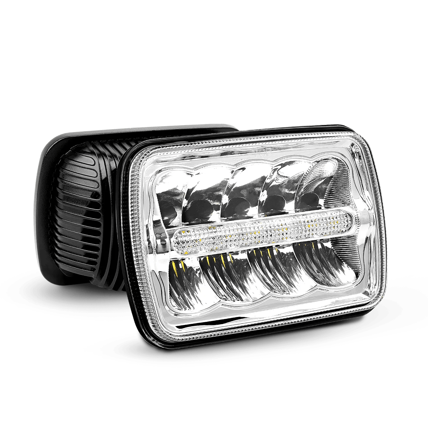 7x6 5x7 45W Hi/Lo DRL LED Headlights Sealed Beam