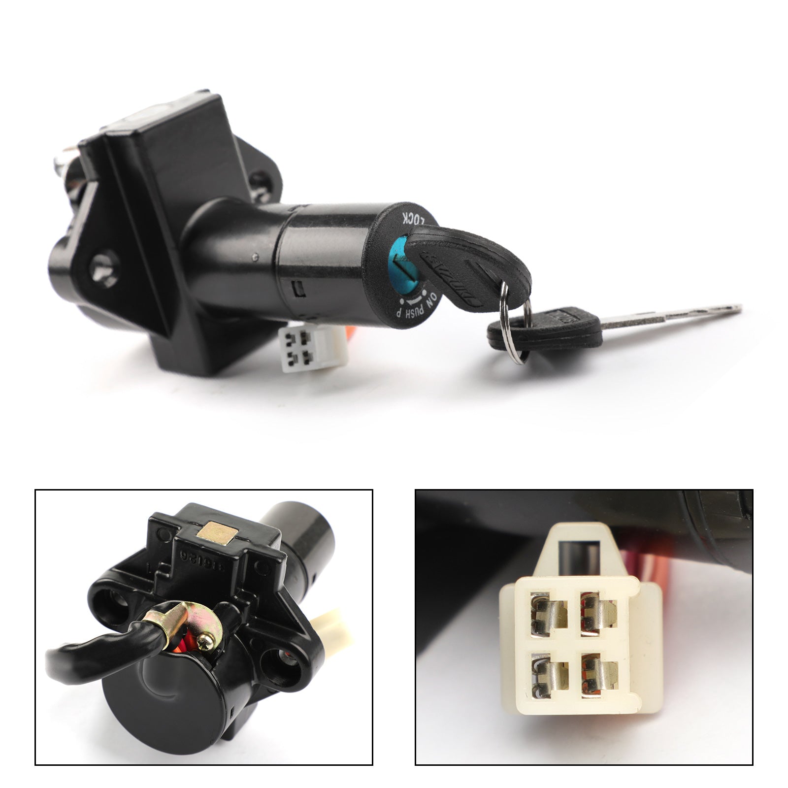 Ignition Switch Lock Keys For Suzuki GS550 GS 450/400/250 GS1000 GSX 1100 Generic