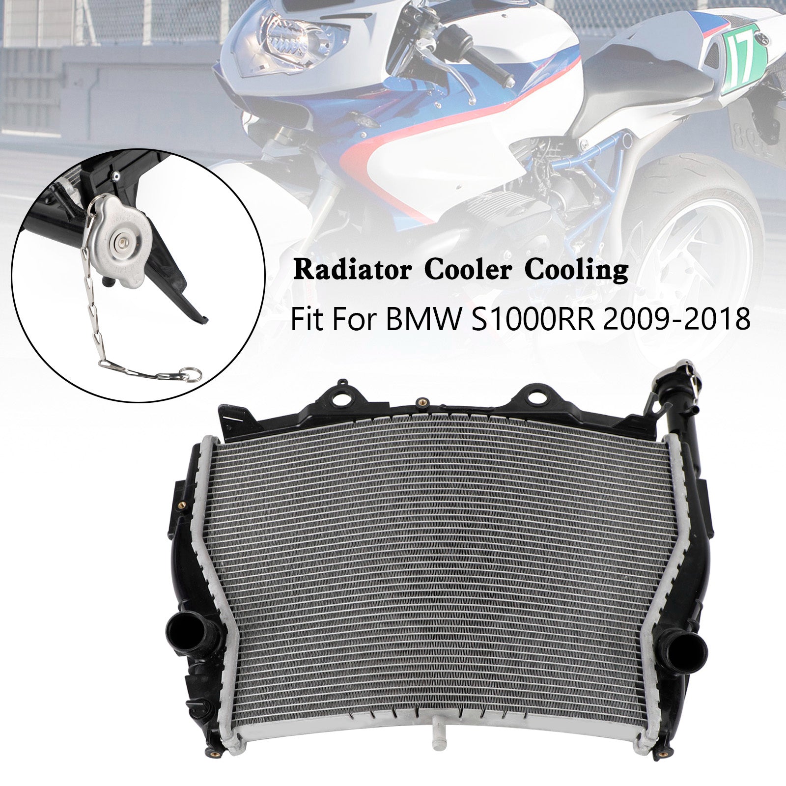 BMW S1000RR 2009-2018 Engine Radiator Cooler Cooling
