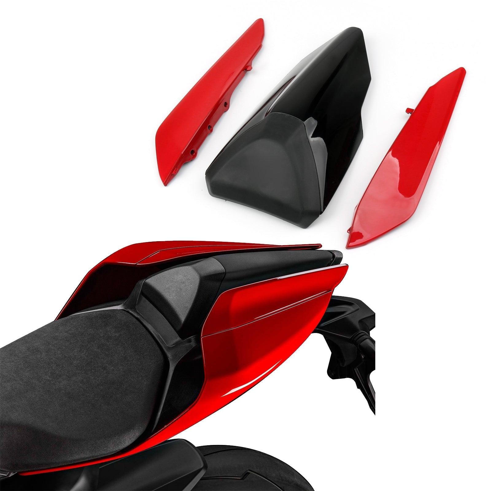 Rear Tail Side Seat Panel Trim Fairing Cowl Cover Set For Ducati 1299 Panigale Generic