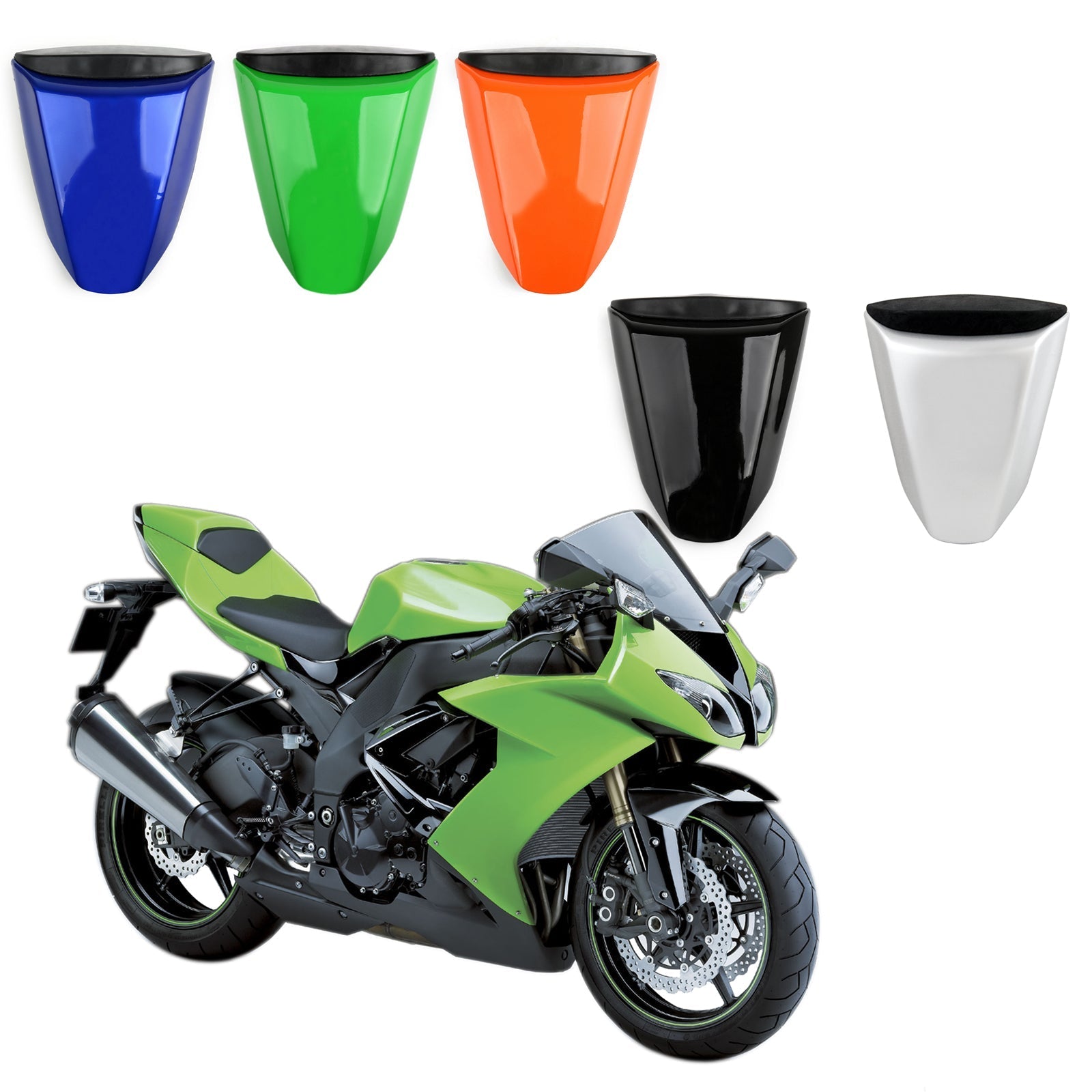Rear Seat Fairing Cover cowl For Kawasaki ZX10R ZX 10R 2008-2009 Generic