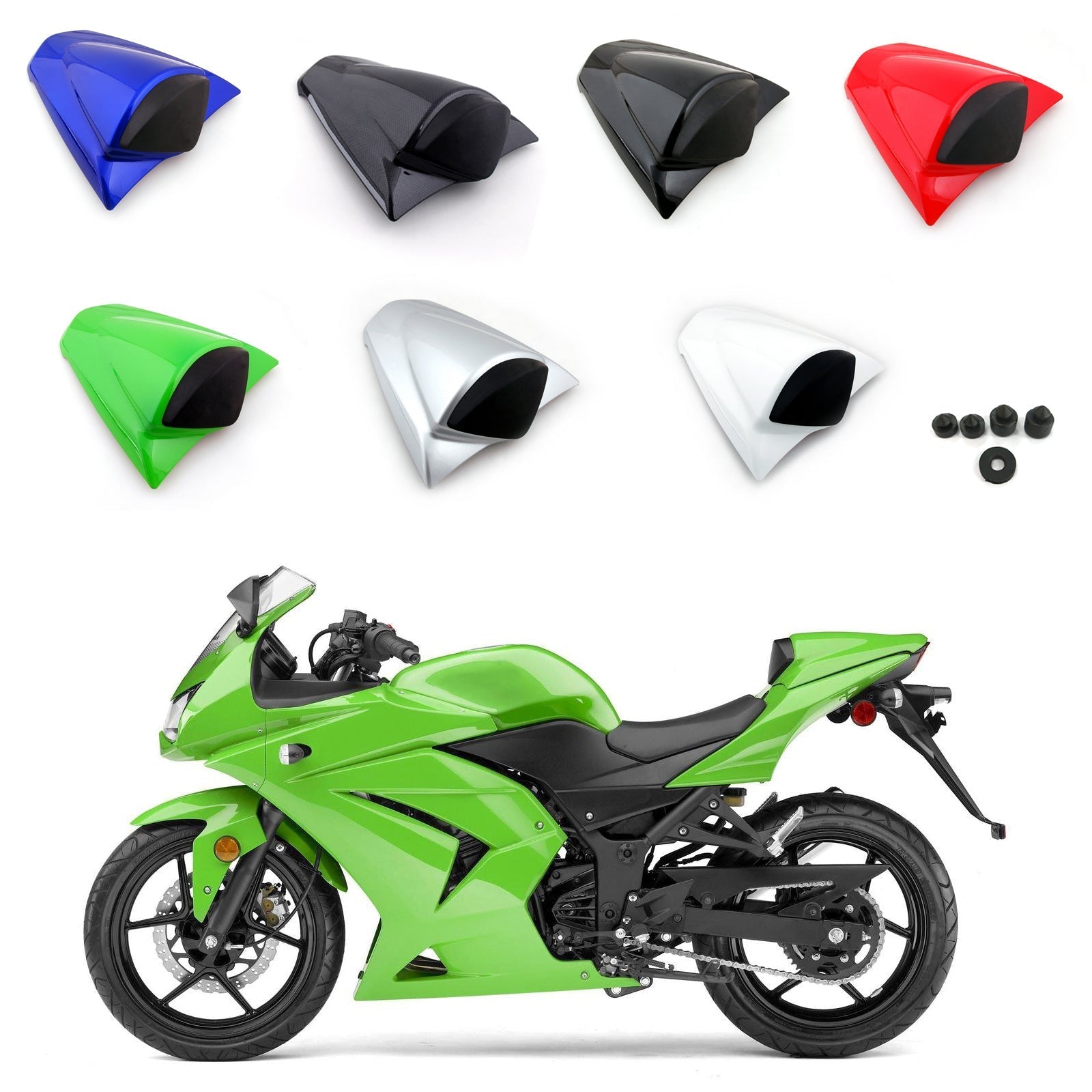 Rear Seat Fairing Cover Cowl For Kawasaki Ninja ZX250R ZX250 2008-2012 2011 Generic