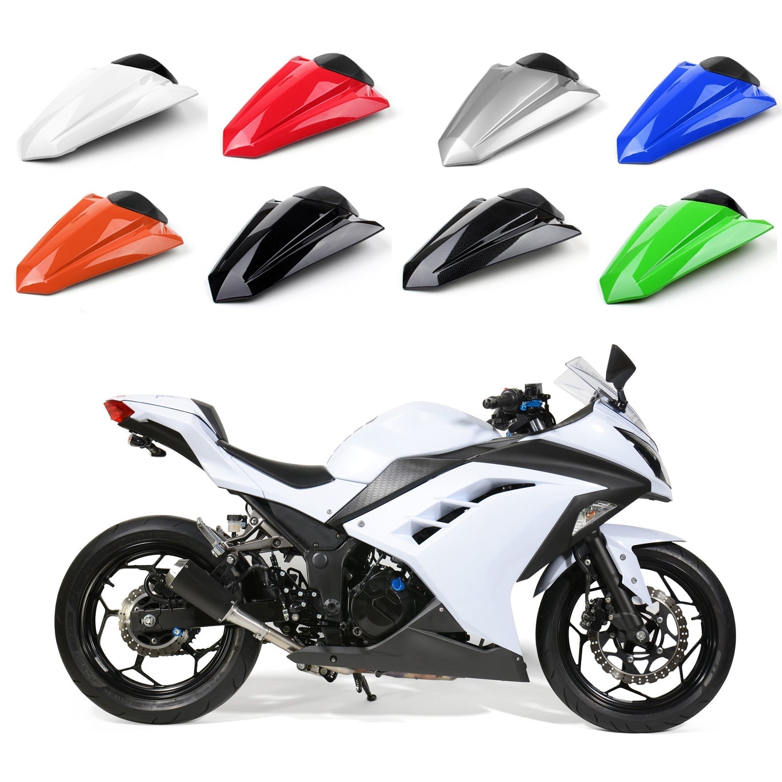 Rear Seat Fairing Cover cowl For Kawasaki Ninja 300R / EX300R 2013-2024 Generic