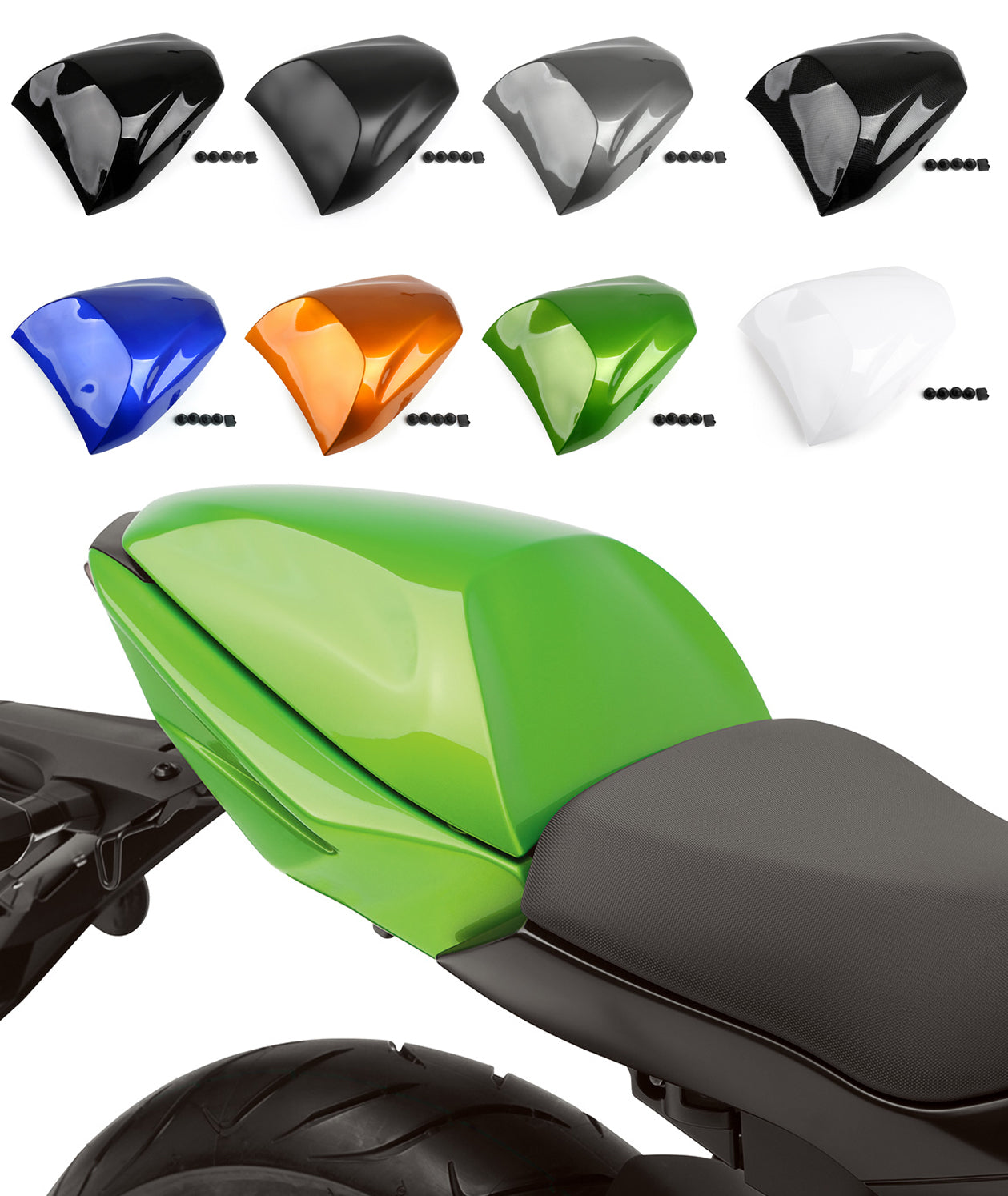 Rear Pillion Passenger Seat Cover Cowl For Kawkasaki NINJA 650 ER6F ER6N 400 Generic