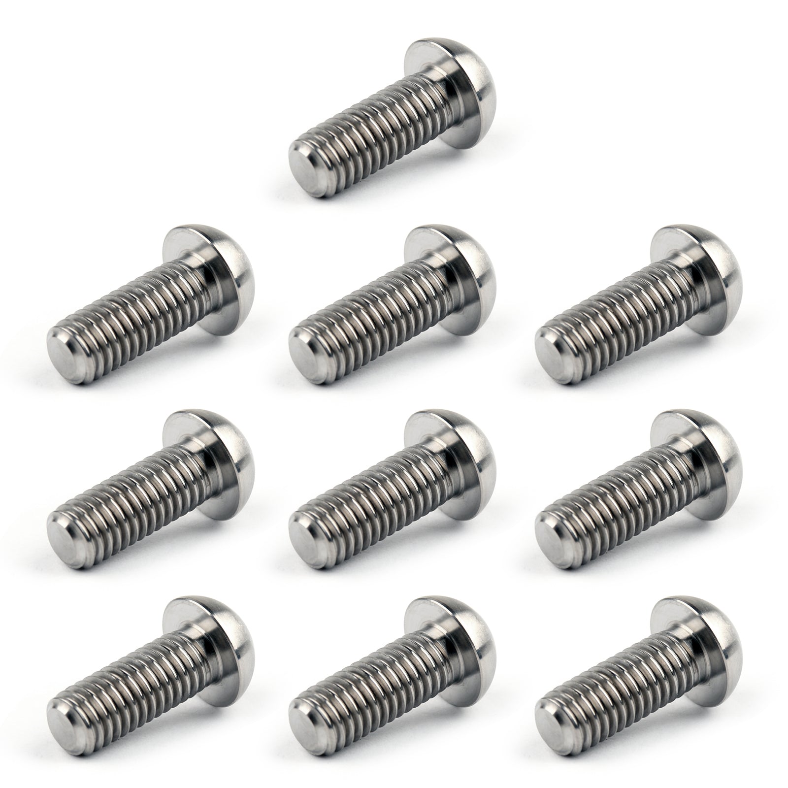 10pcs M8 x 20mm T40 Titanium Disc Brake Rotor Bolt For Ducati Multistrada 1200 Generic