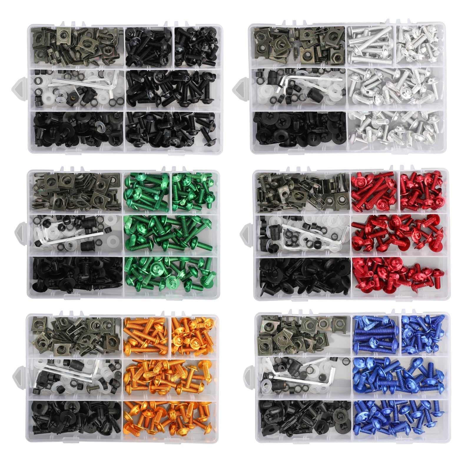 Complete Fairing Bolts Screws Bodywork Kit For Yamaha YZF R6 R1 R3 R25 FZ07 FZ09 Generic