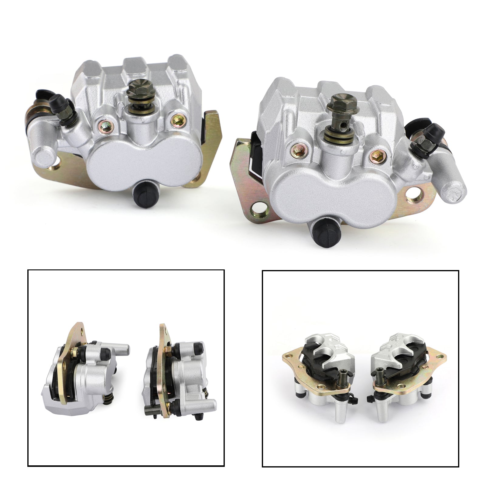 L&R Front Brake Caliper Set For Yamaha YXR45F YXR660FA Hunter YXR660 YXR700 Generic