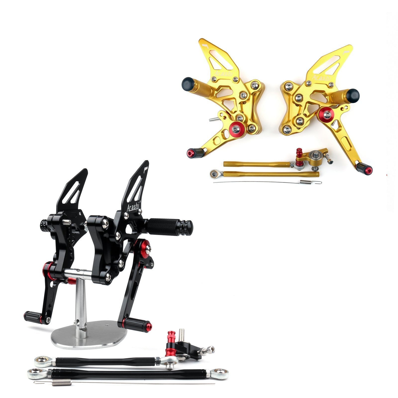 Ducati 848 1098 1098S 1098R 1198 Rearset Rear set Footpegs Adjustable