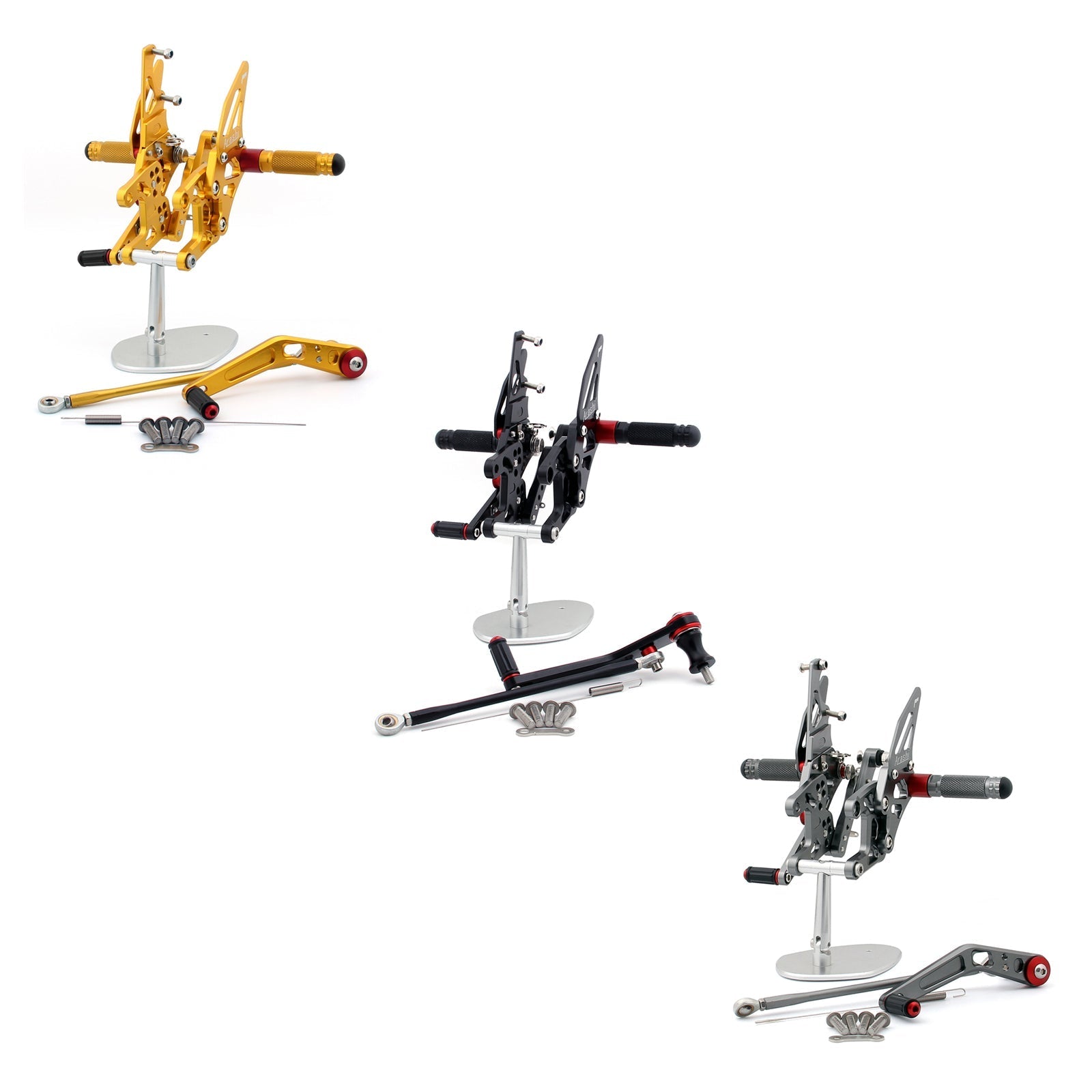 Rearset Rear set Footpegs Adjustable For Honda CBR1000RR CBR 1000 RR 2008-2009 Generic