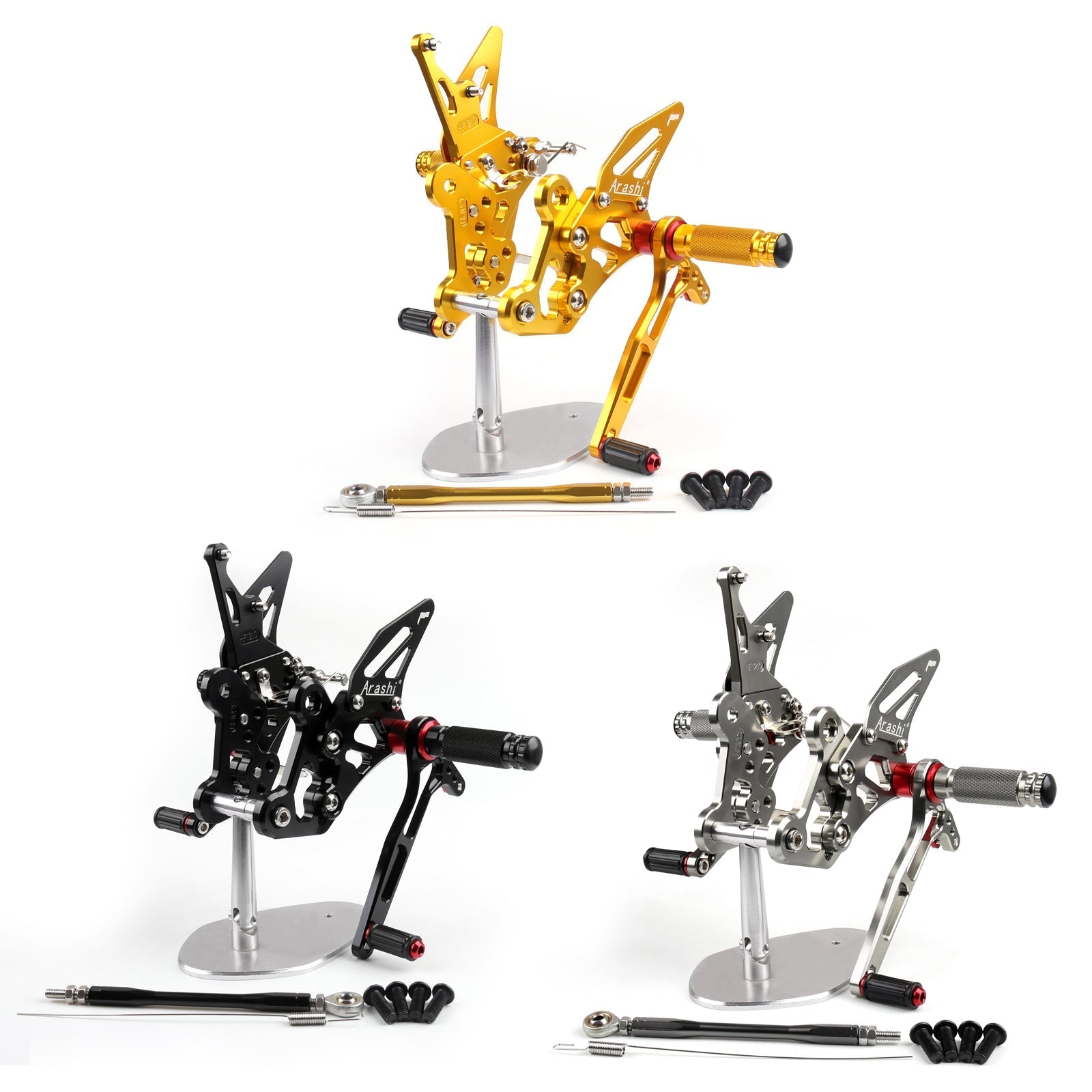 Full Rearsets Foot pegs Rear set For 2011-2016 Suzuki GSR750 / 2015-2016 Suzuki GSXS750 GSX-S750