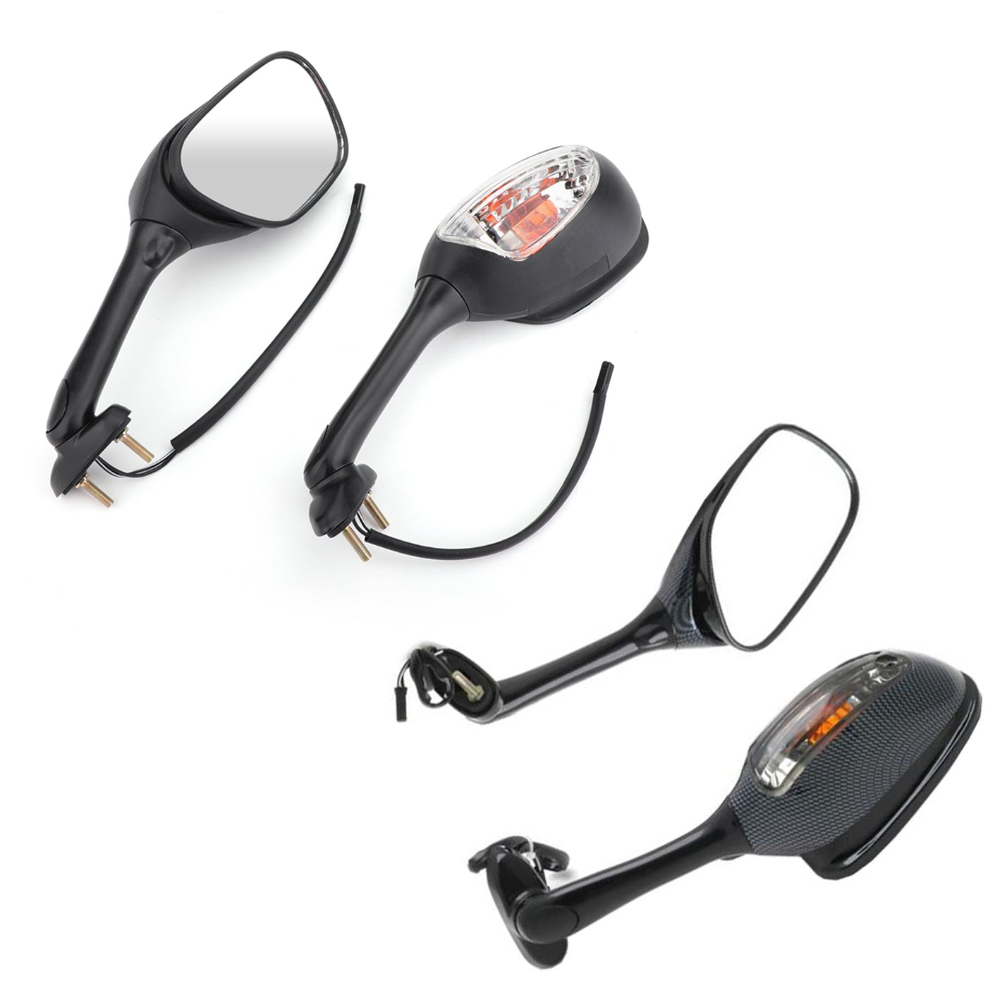 Mirrors Turn Signals For Suzuki GSXR 600 750 2006-2014 GSXR 1000 2005-2014 Generic