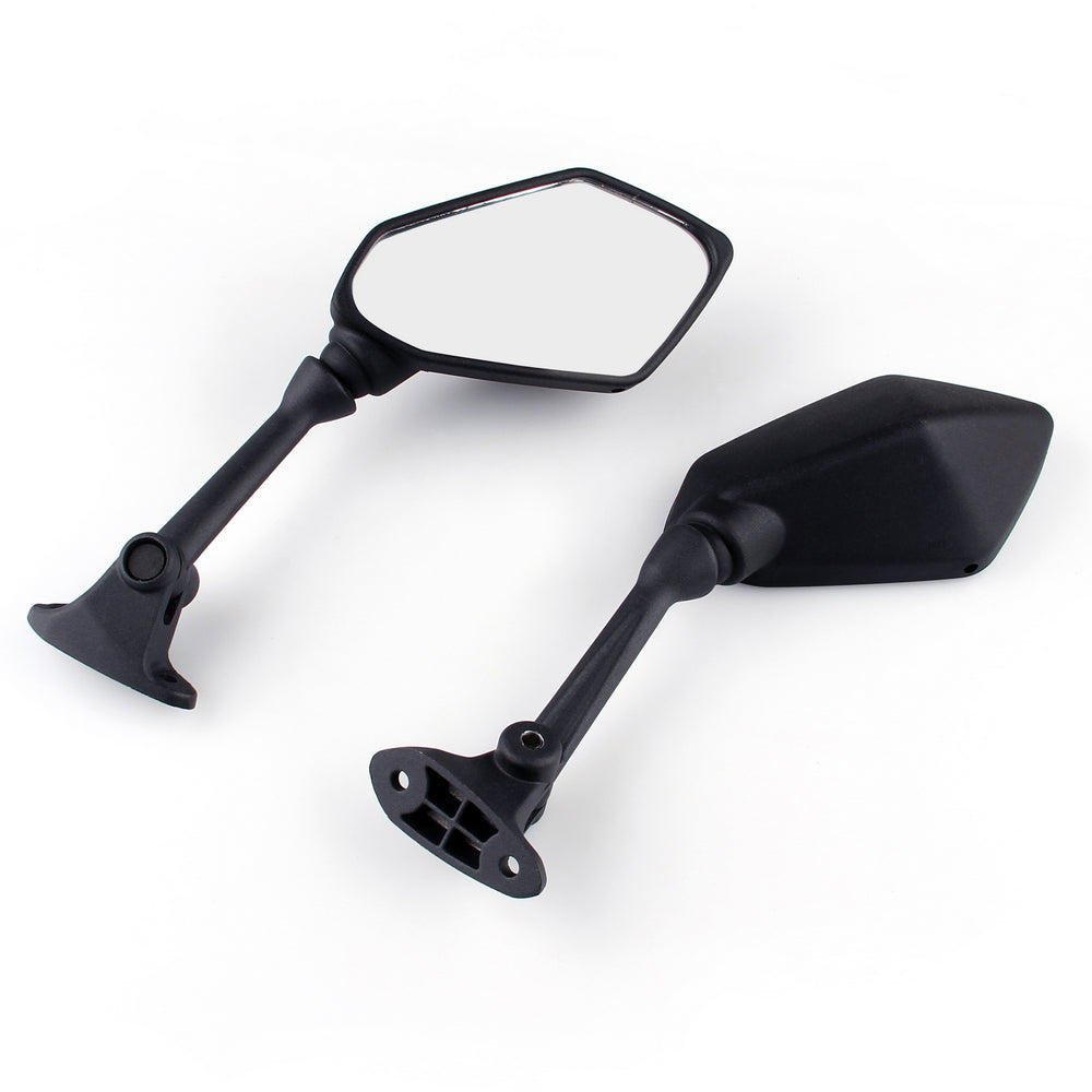 Racing Mirror Mirrors For Kawasaki Ninja ZX6R 2009-2011 Black Generic
